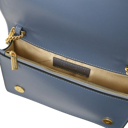 Opera - Leather clutch with chain strap | TL142505