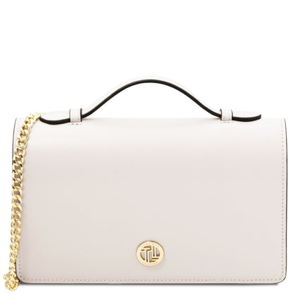 Opera - Leather clutch with chain strap | TL142505