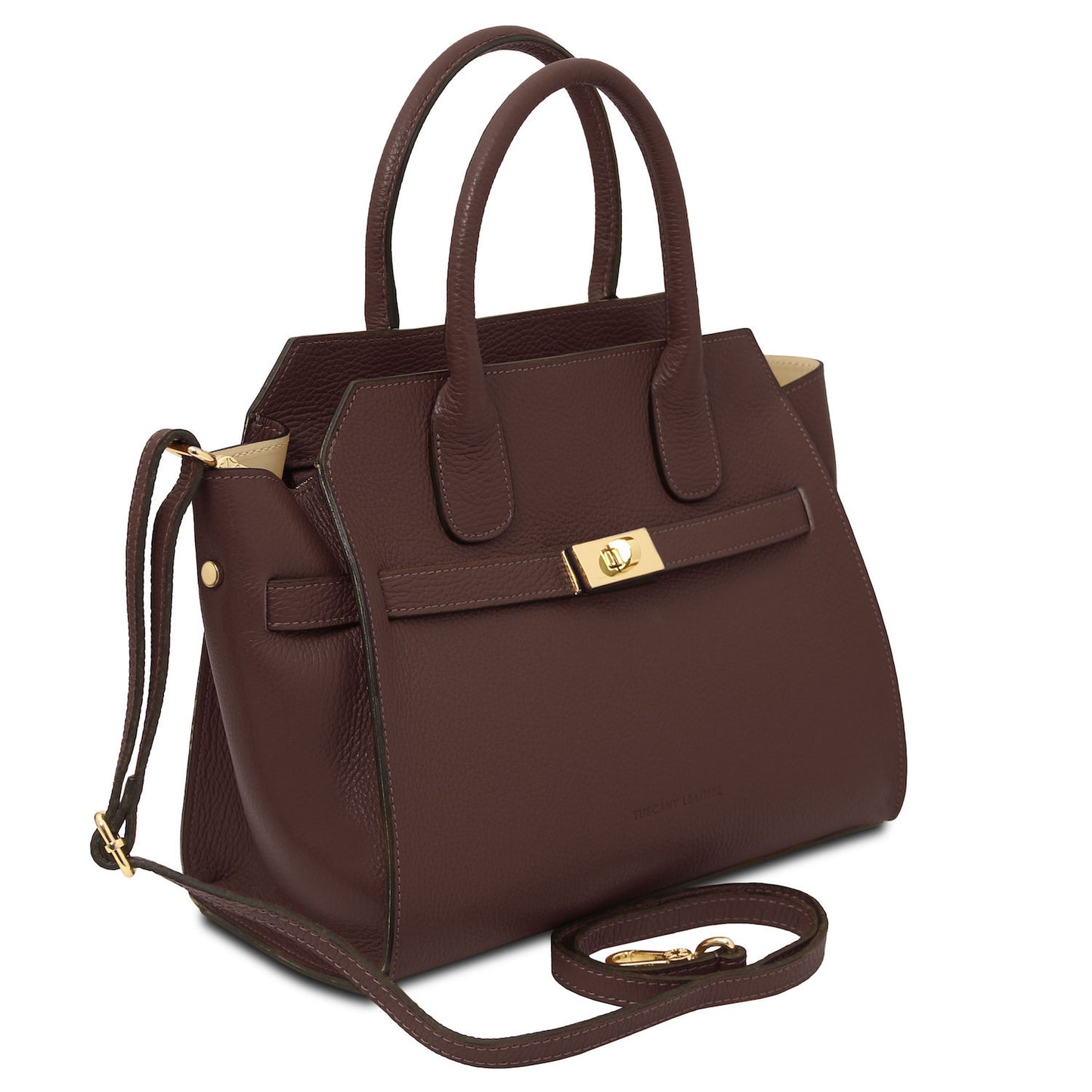Leather handbags Origami - Leather tote | TL142466 San Rocco Italia