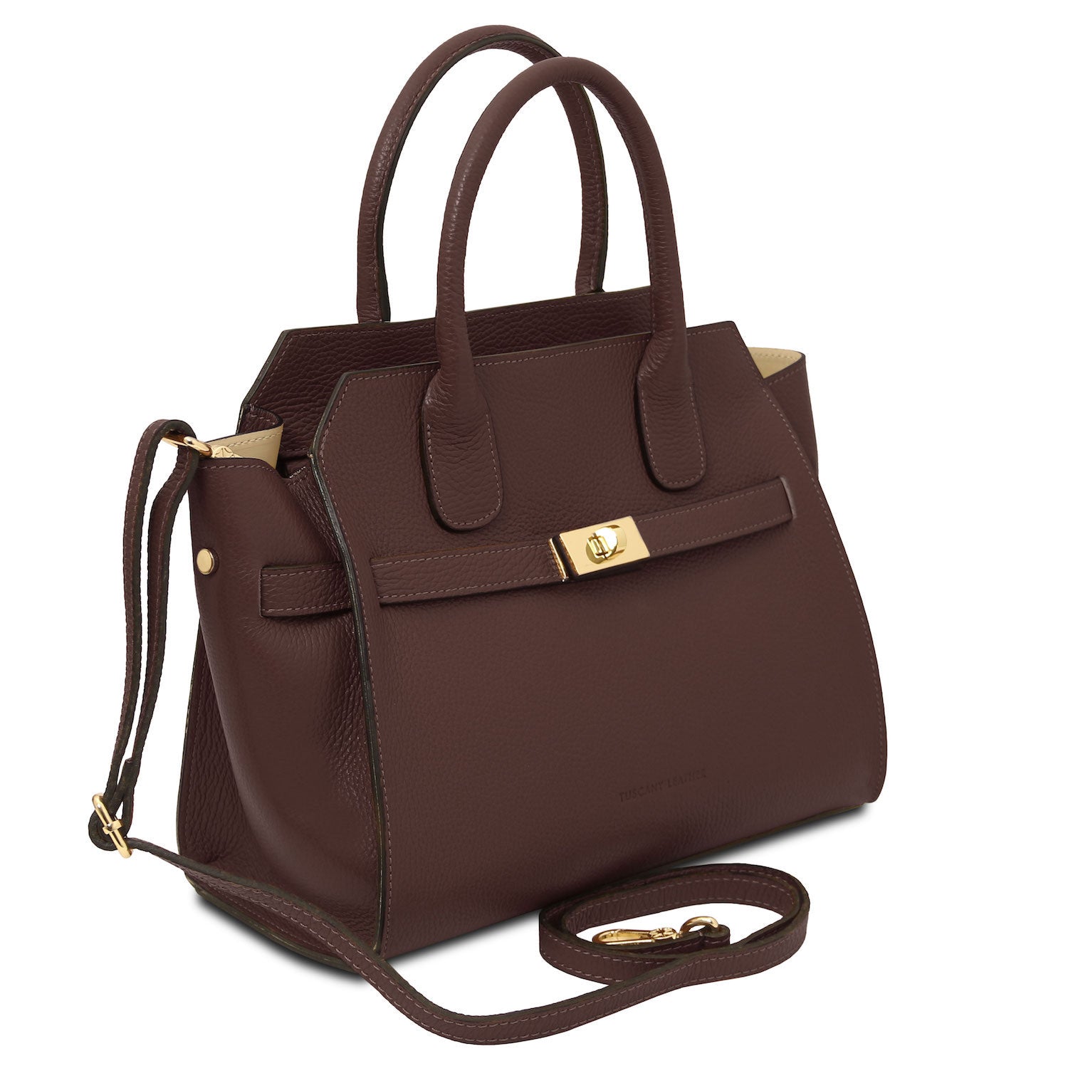 Leather handbags Origami - Leather tote | TL142466 San Rocco Italia