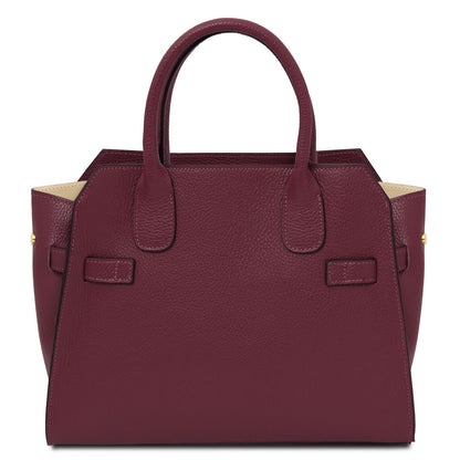 Leather handbags Origami - Leather tote | TL142466 San Rocco Italia