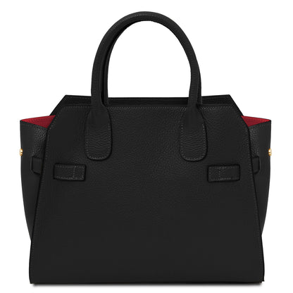 Leather handbags Origami - Leather tote | TL142466 San Rocco Italia