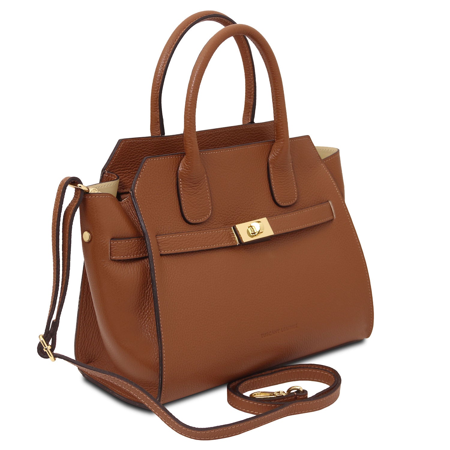 Leather handbags Origami - Leather tote | TL142466 San Rocco Italia