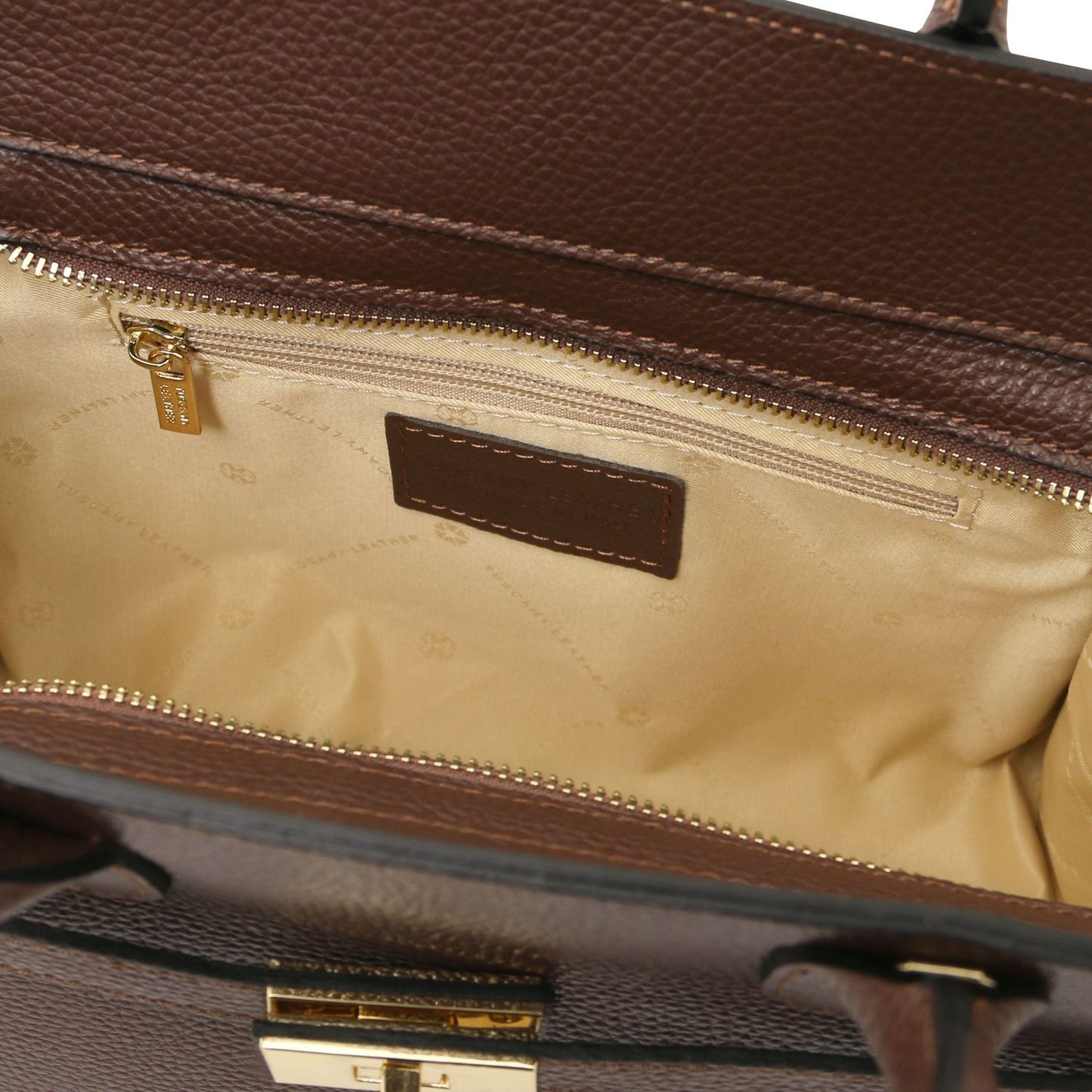 Leather handbags Origami - Leather tote | TL142507 San Rocco Italia