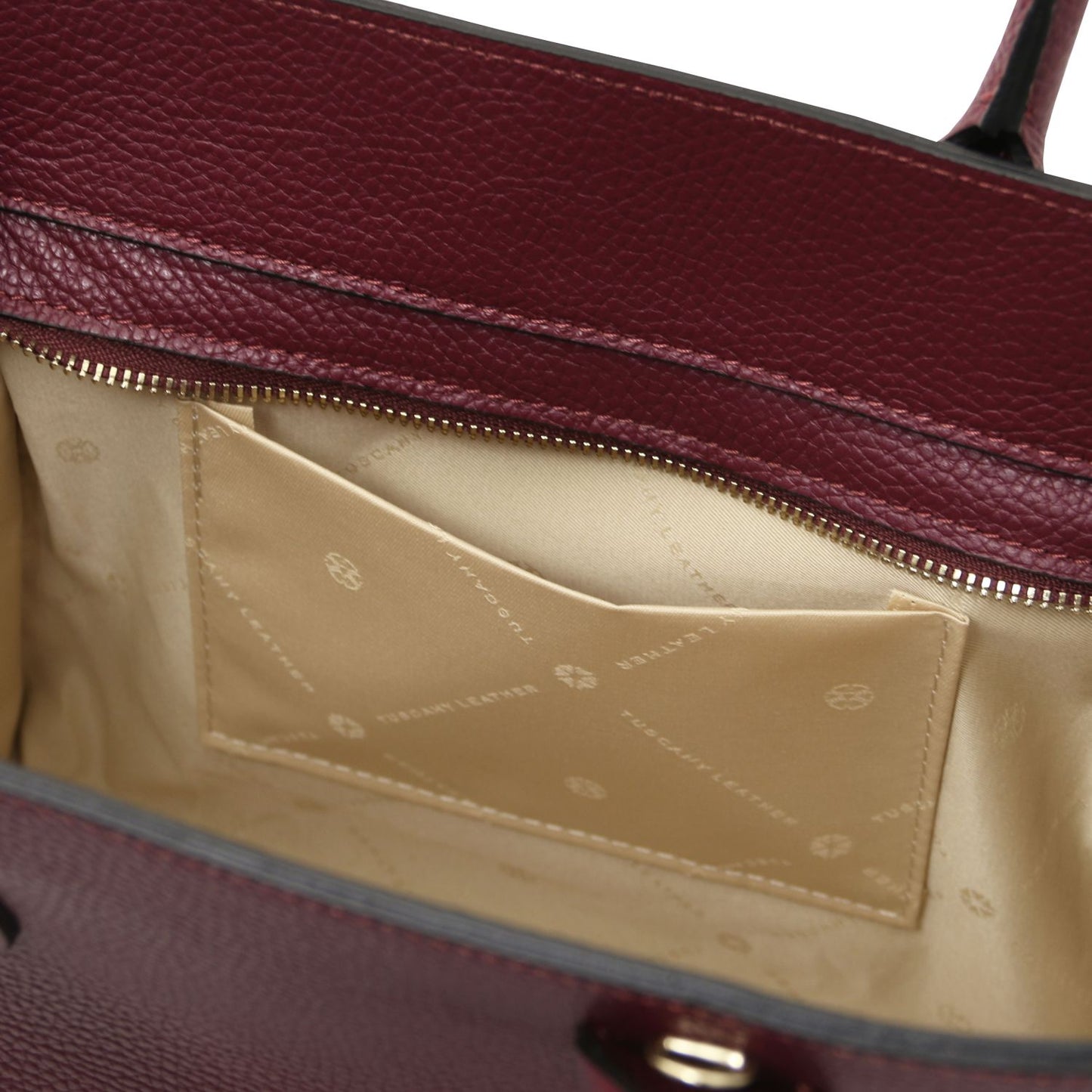 Leather handbags Origami - Leather tote | TL142507 San Rocco Italia