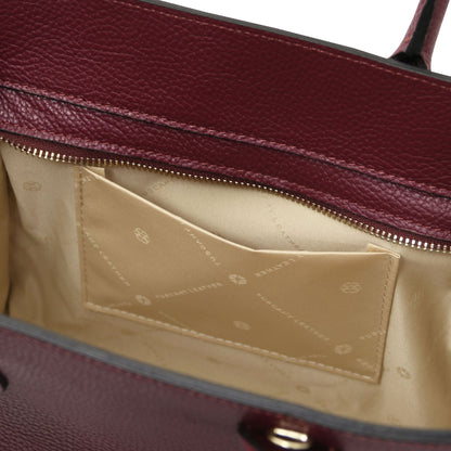 Leather handbags Origami - Leather tote | TL142507 San Rocco Italia