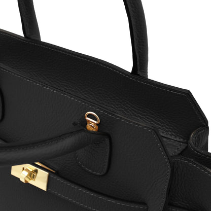 Leather handbags Origami - Leather tote | TL142507 San Rocco Italia