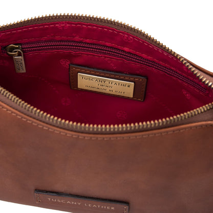 Parfait - Vegetable-tanned leather clutch | TL142568