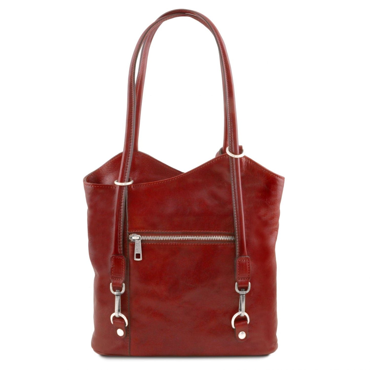 Patty - Italian leather convertible 2-in-1 backpack shoulder bag | TL141497 - Premium Leather shoulder bags - Shop now at San Rocco Italia