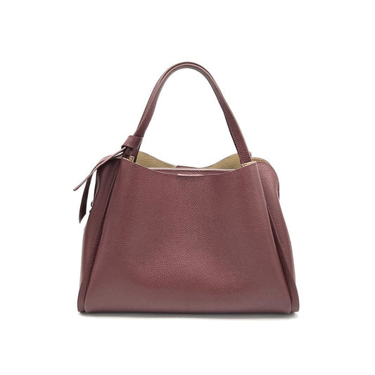 Totes Bordeaux / Large Pienza - Italian Leather Tote Handbag San Rocco Italia