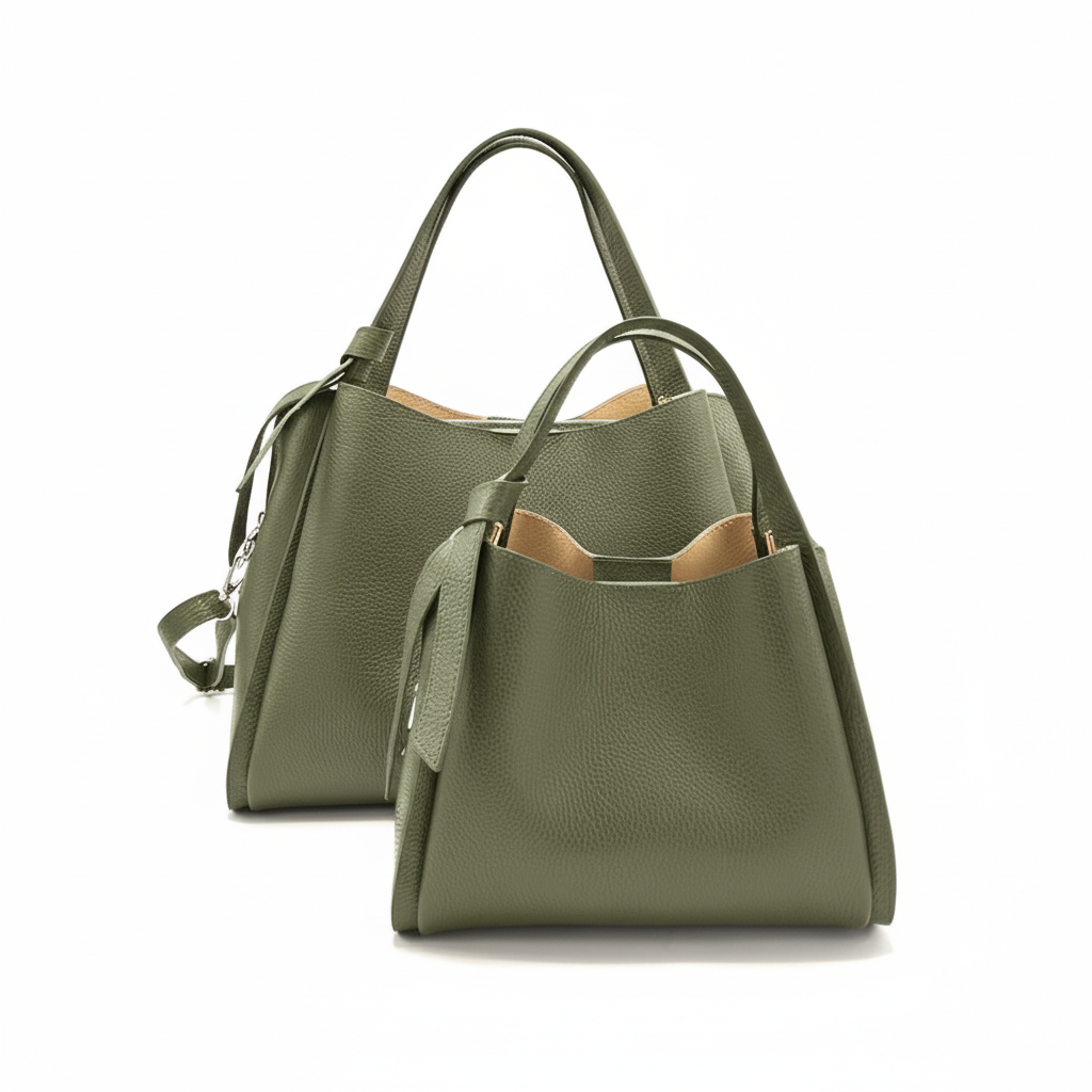 Totes Pienza - Italian Leather Tote Handbag San Rocco Italia