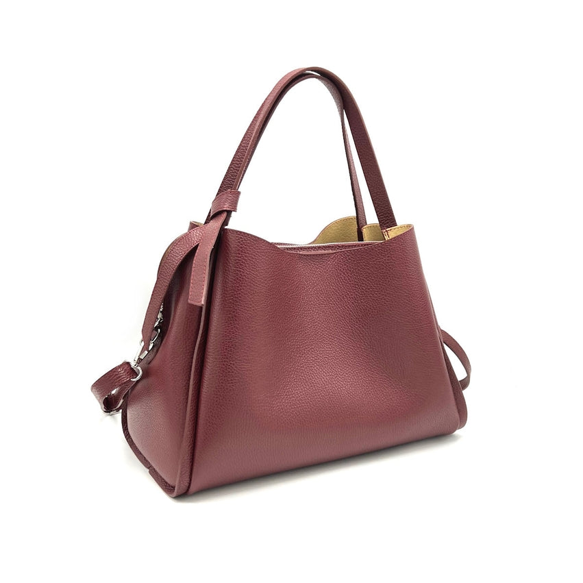 Totes Pienza - Italian Leather Tote Handbag San Rocco Italia