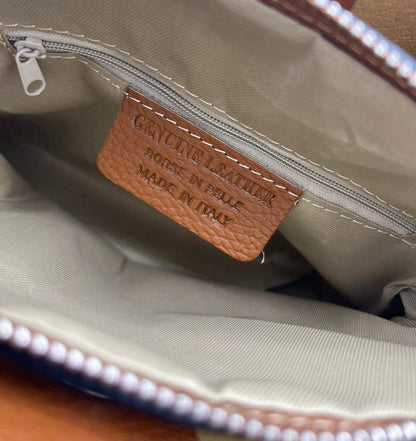 Totes Pienza - Italian Leather Tote Handbag San Rocco Italia