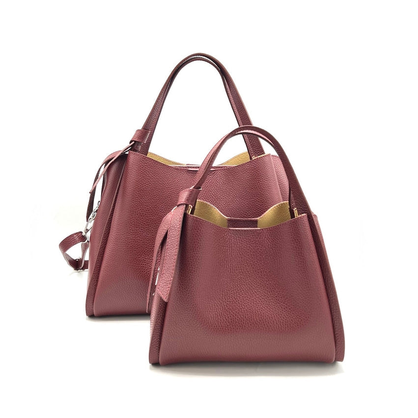 Totes Pienza - Italian Leather Tote Handbag San Rocco Italia
