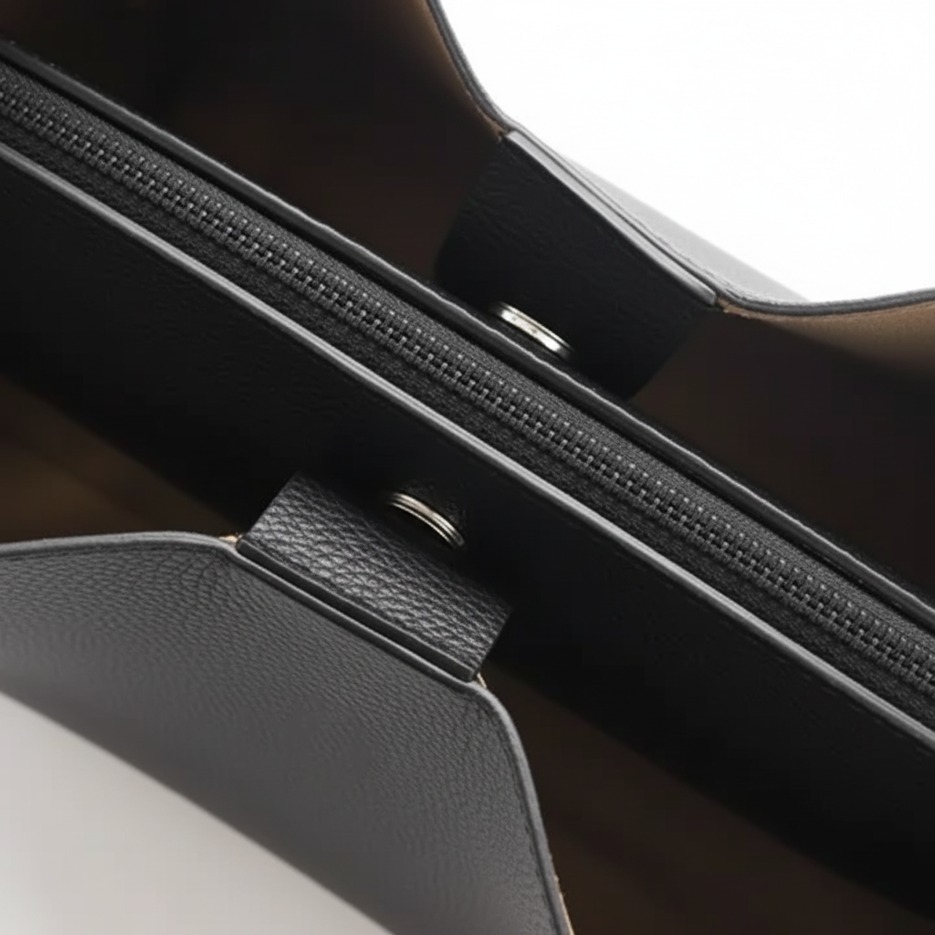 Pienza – Italian Leather Tote Handbag – Black