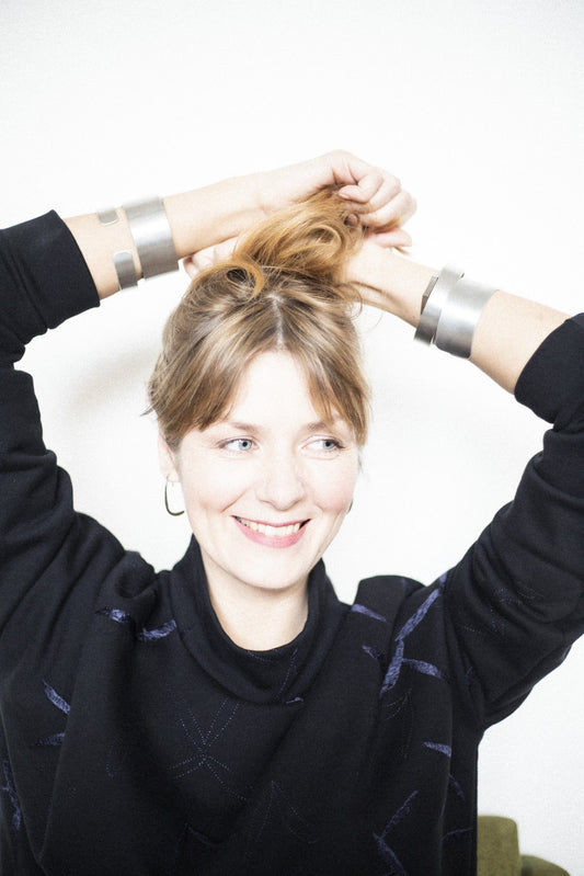 Bracelets Pilot Wide Cuff Bracelet - 30 mm San Rocco Italia