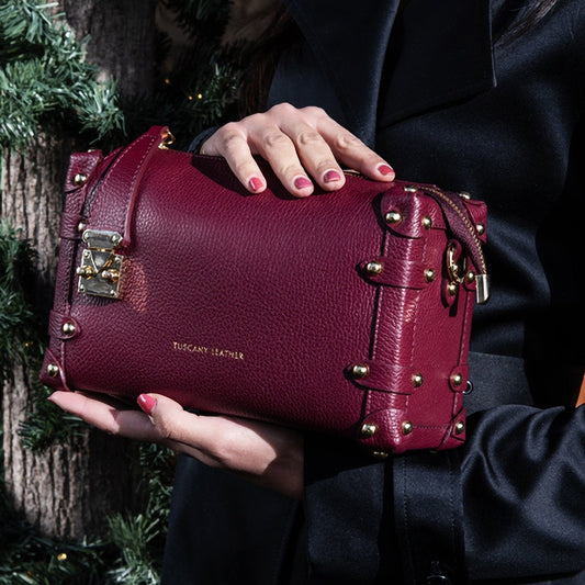 Leather handbags Praline - Italian leather handbag | TL142422 San Rocco Italia