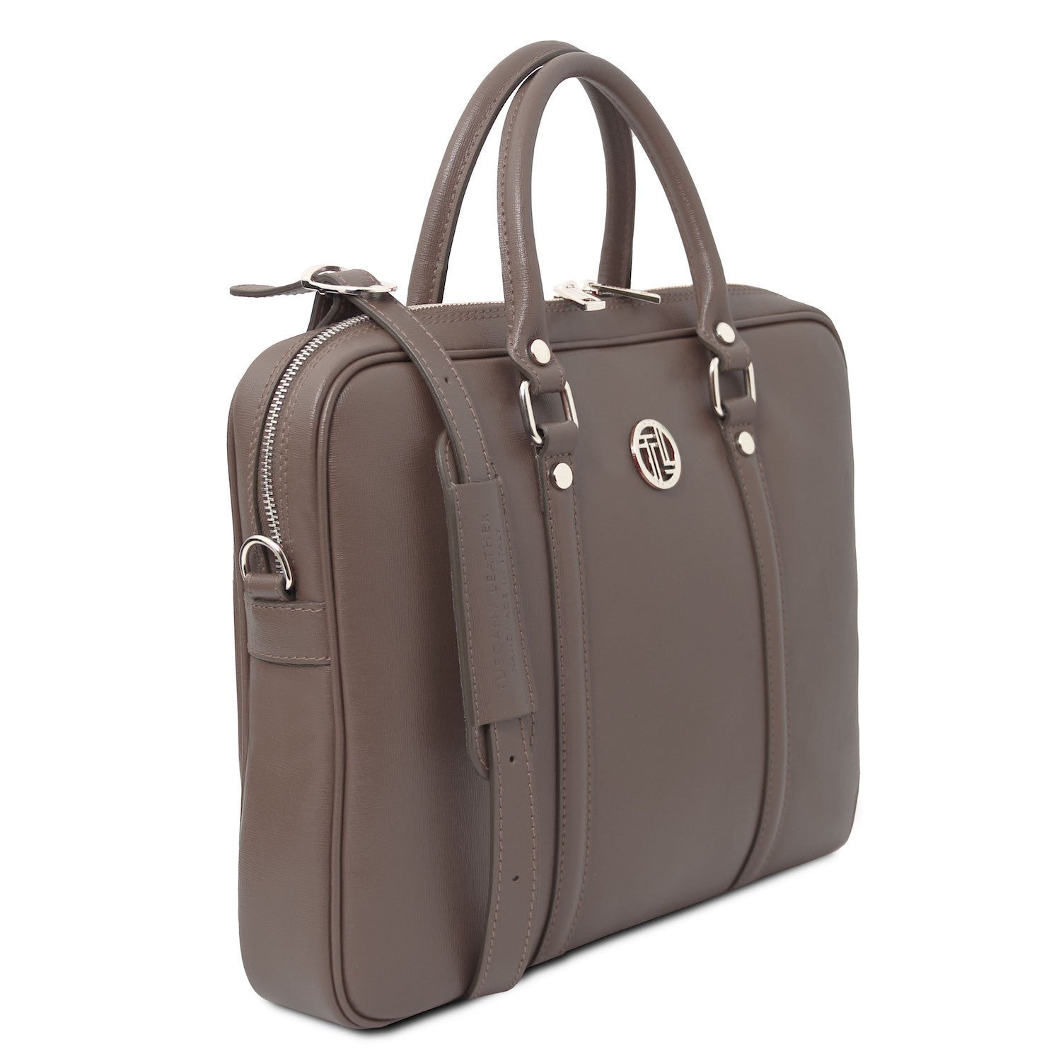 Leather laptop bags Prato - Exclusive Saffiano leather laptop case | TL142453 San Rocco Italia