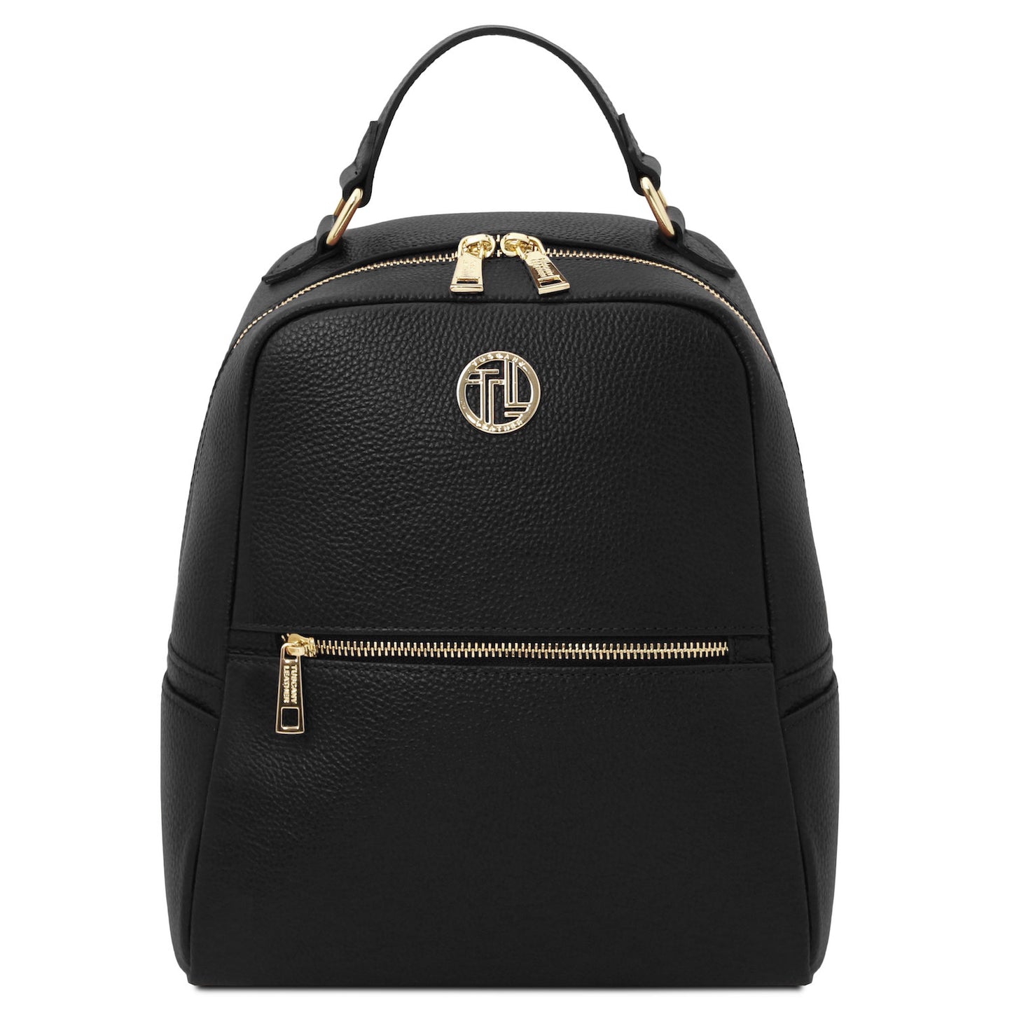 Leather backpacks for women Black Prisma - Soft leather backpack | TL142483 San Rocco Italia