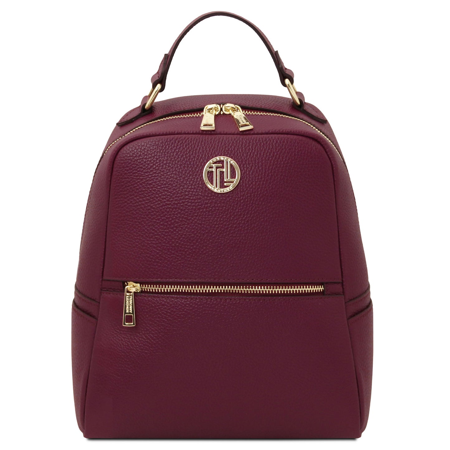 Leather backpacks for women Bordeaux Prisma - Soft leather backpack | TL142483 San Rocco Italia