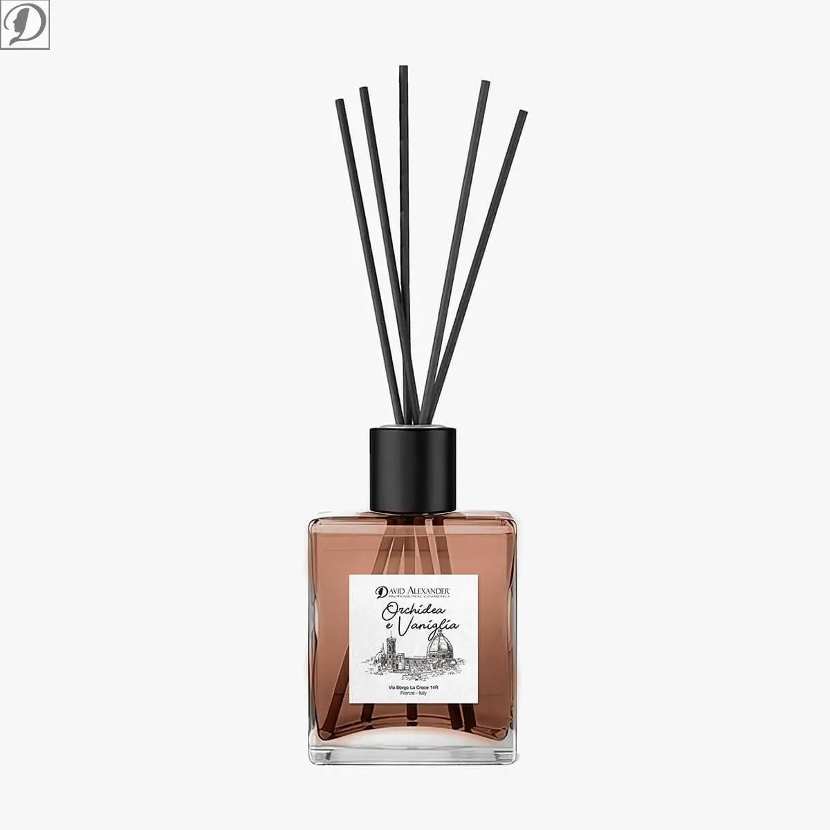 Profumatore per Ambiente Orchidea e Vaniglia – Fragranza Dolce e Floreale con Bastoncini in Bambù