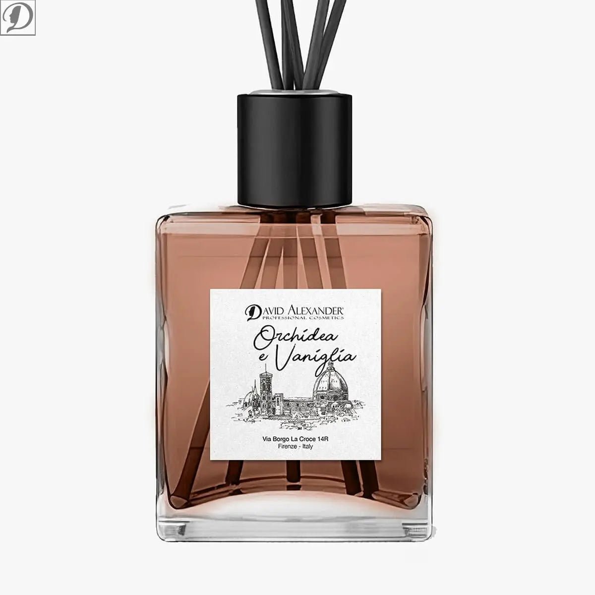 Profumatore per Ambiente Orchidea e Vaniglia – Fragranza Dolce e Floreale con Bastoncini in Bambù