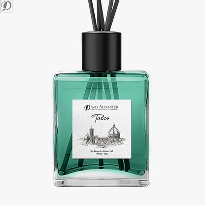 Profumatore per Ambiente Talco – Fragranza Pulita e Raffinata con Bastoncini in Bambù