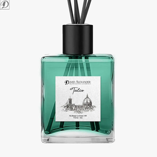 Profumatore per Ambiente Talco – Fragranza Pulita e Raffinata con Bastoncini in Bambù