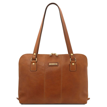 Ravenna - Exclusive Women's Leather Business Bag in Matte Leather | TL142426 - Premium Leather briefcases - Shop now at San Rocco Italia