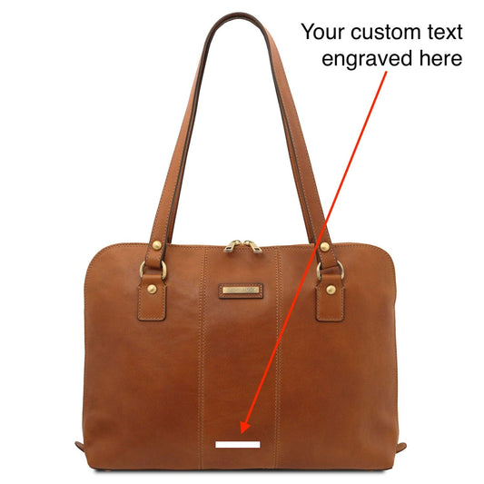 Leather briefcases Ravenna - Exclusive Women's Leather Business Bag in Matte Leather | TL142426 San Rocco Italia