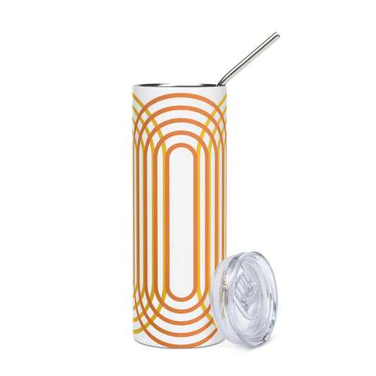 Retro Flow Stainless steel tumbler - Premium  - Shop now at San Rocco Italia