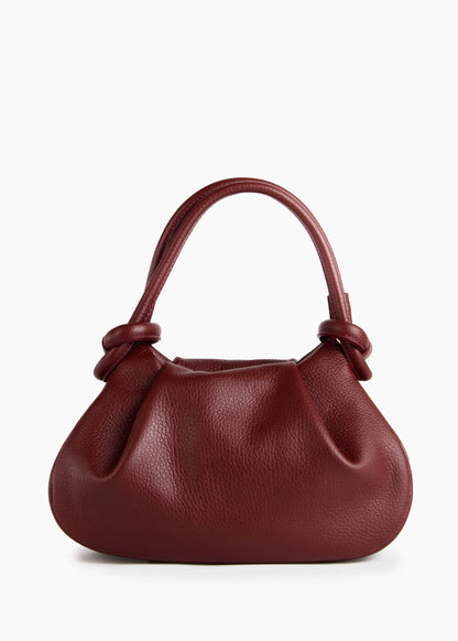 Anello Small Pebbled Leather Handbag