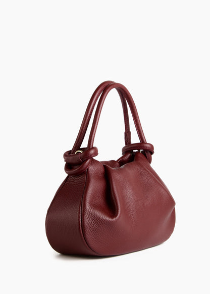 Anello Small Pebbled Leather Handbag