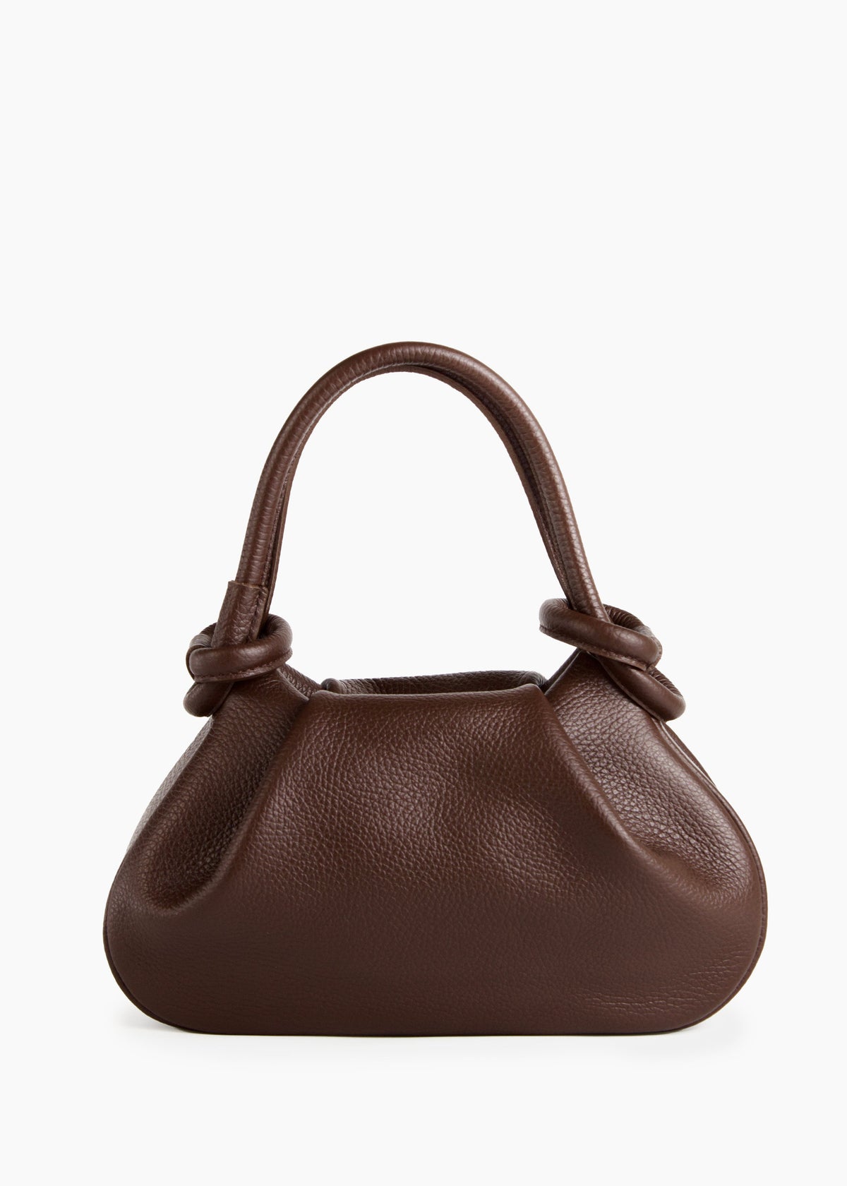 Anello Small Pebbled Leather Handbag