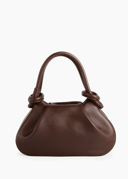 Anello Small Pebbled Leather Handbag