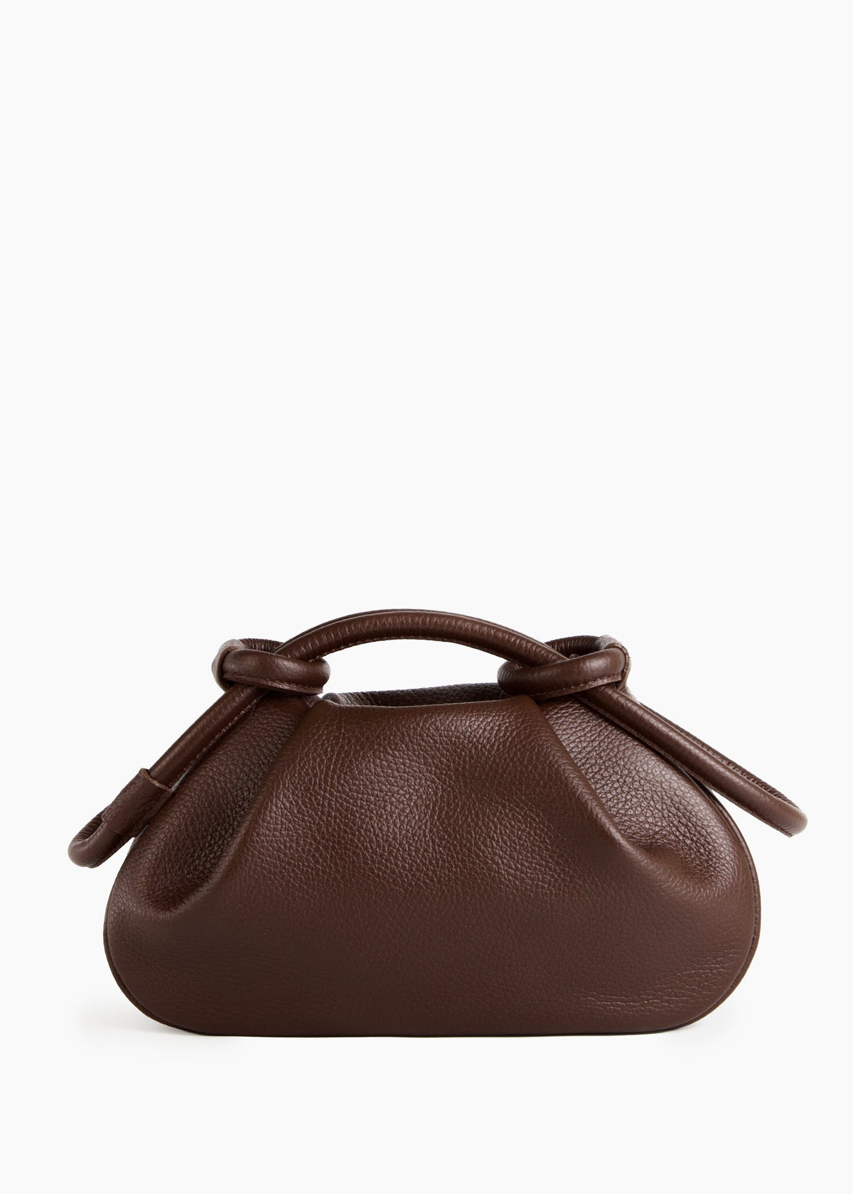 Anello Small Pebbled Leather Handbag