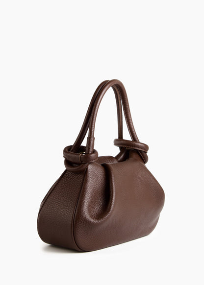 Anello Small Pebbled Leather Handbag