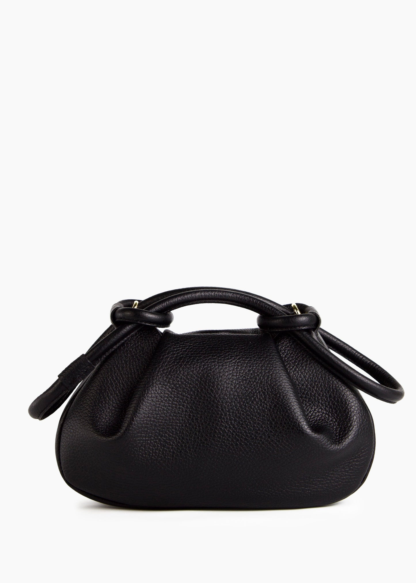 Anello Small Pebbled Leather Handbag