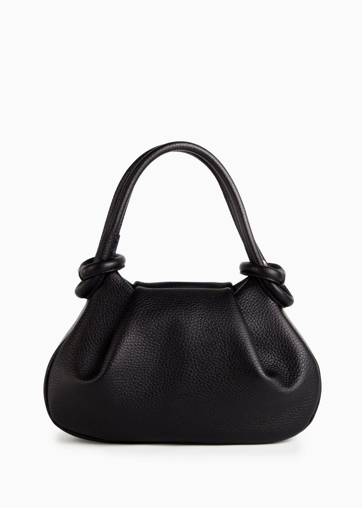 Anello Small Pebbled Leather Handbag