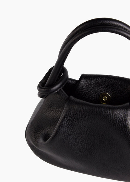 Anello Small Pebbled Leather Handbag