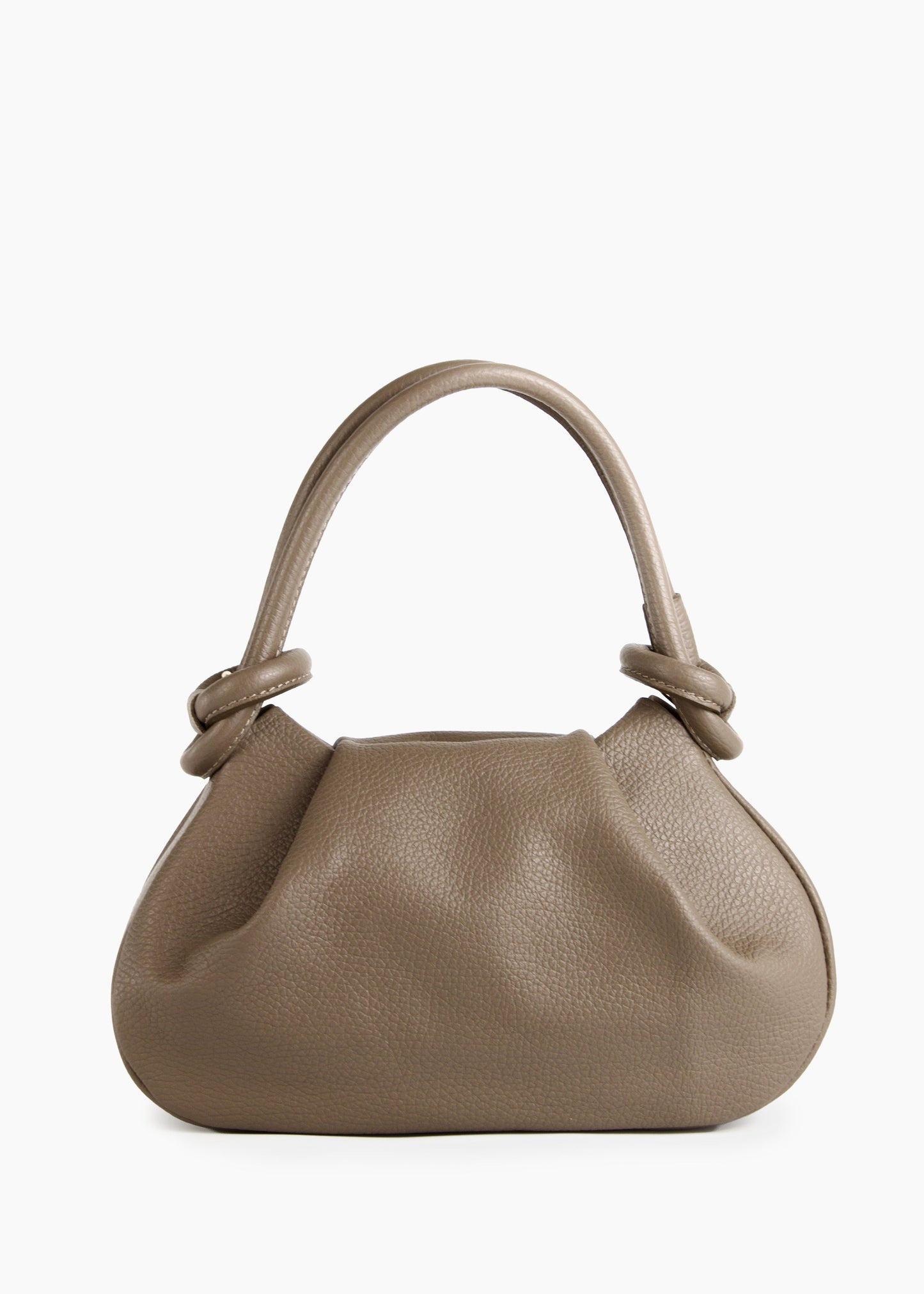 Anello Small Pebbled Leather Handbag