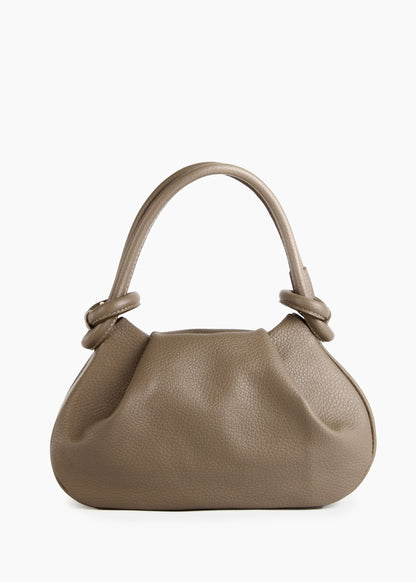 Anello Small Pebbled Leather Handbag
