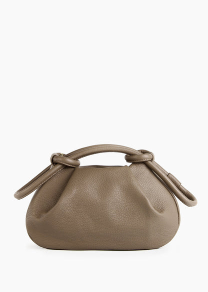 Anello Small Pebbled Leather Handbag