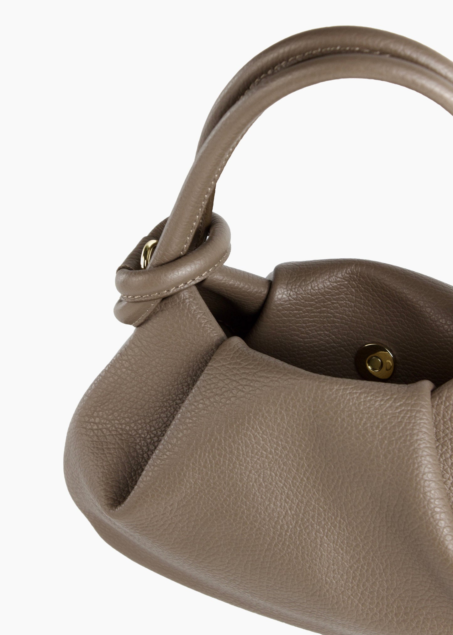 Anello Small Pebbled Leather Handbag