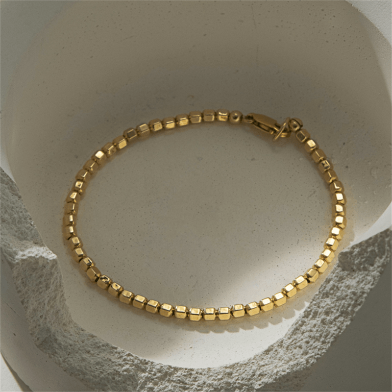14K Gold Filled Bead Bracelet - Premium Bracelets - Shop now at San Rocco Italia