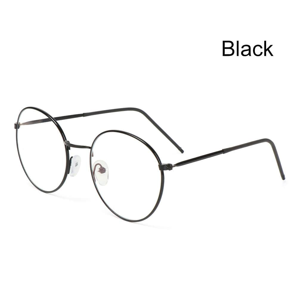 Blue Light Blocking Glasses - Round Metal Frames - Premium Accessories - Shop now at San Rocco Italia