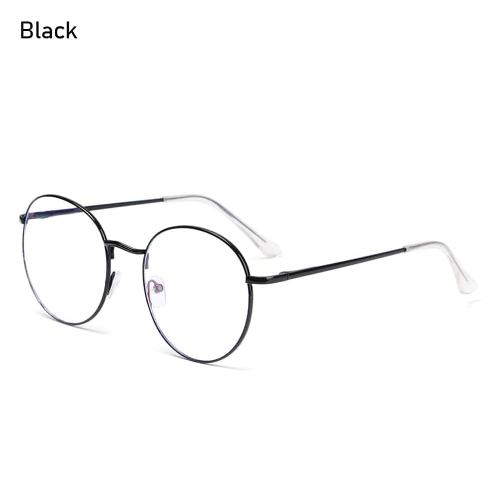 Blue Light Blocking Glasses - Round Metal Frames - Premium Accessories - Just €12.95! Shop now at San Rocco Italia