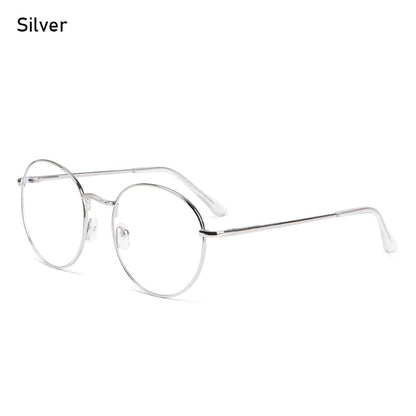 Blue Light Blocking Glasses - Round Metal Frames - Premium Accessories - Just €12.95! Shop now at San Rocco Italia