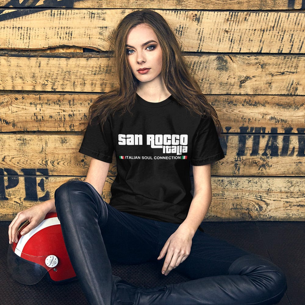 San Rocco Italia Italian Soul Connection Unisex t-shirt - Premium Bella + Canvas 3001 - Shop now at San Rocco Italia