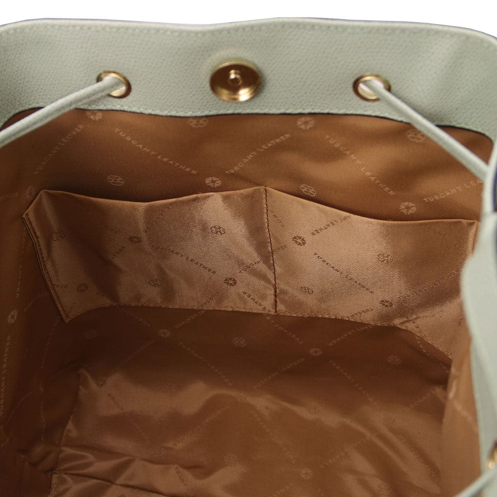 Minerva - Leather bucket bag | TL142145 - Premium Bucket Bag - Shop now at San Rocco Italia